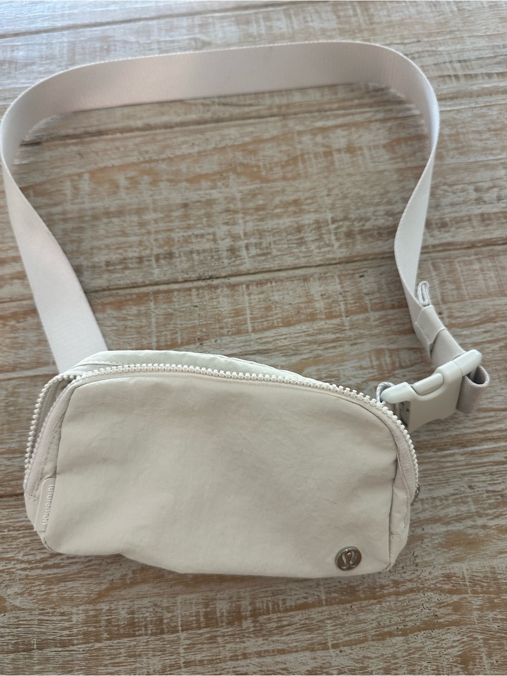 lululemon athletica Cream Crossbody Belt Bag